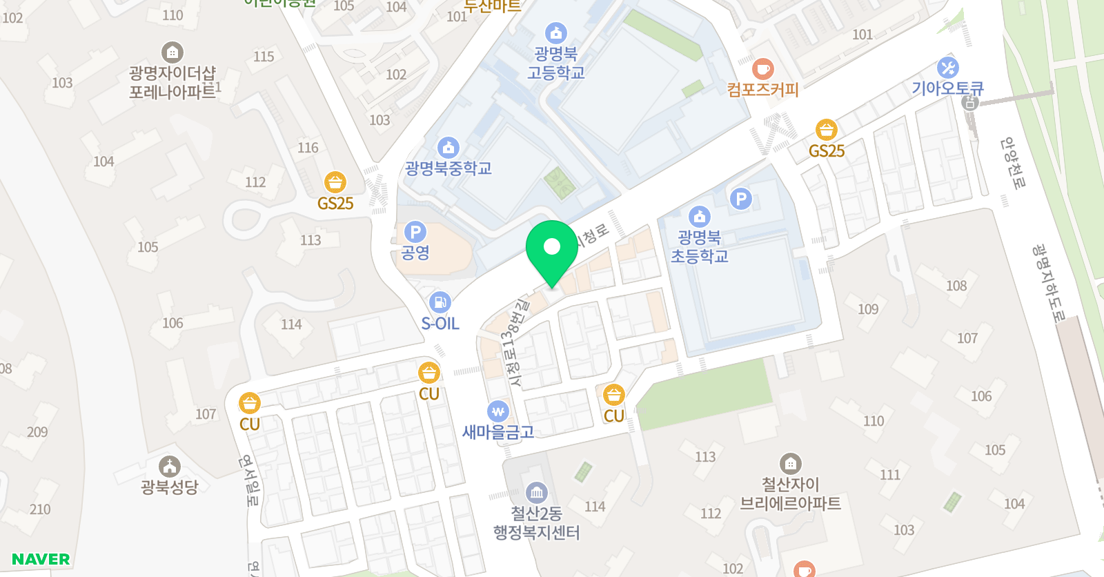 EZ이지 학원 위치