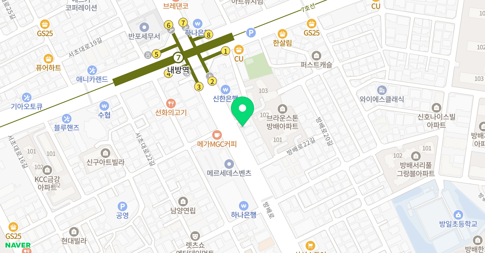 액터스하우스 연기학원 서울본점 위치