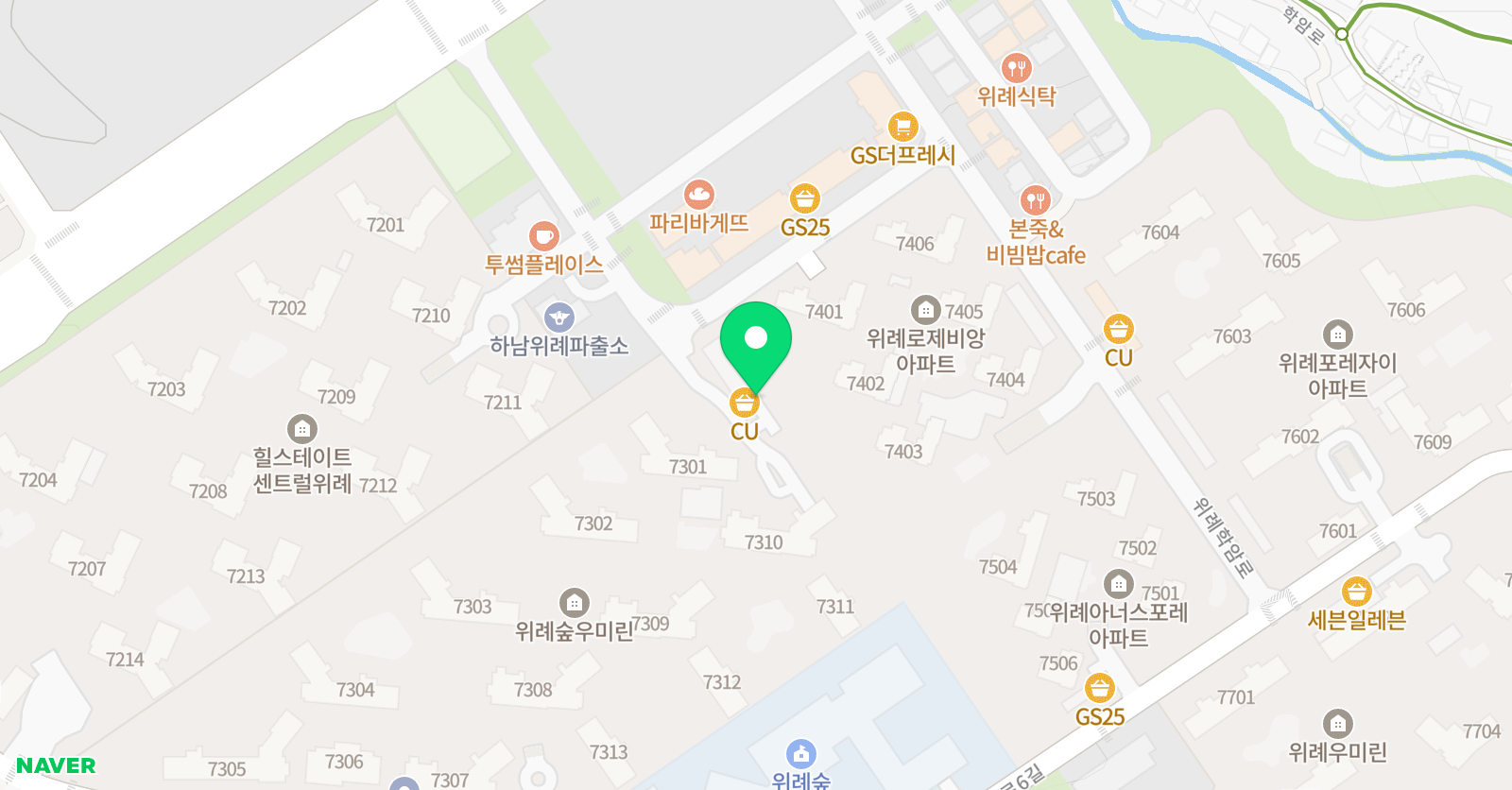 나다움 음악학원 위례원 위치