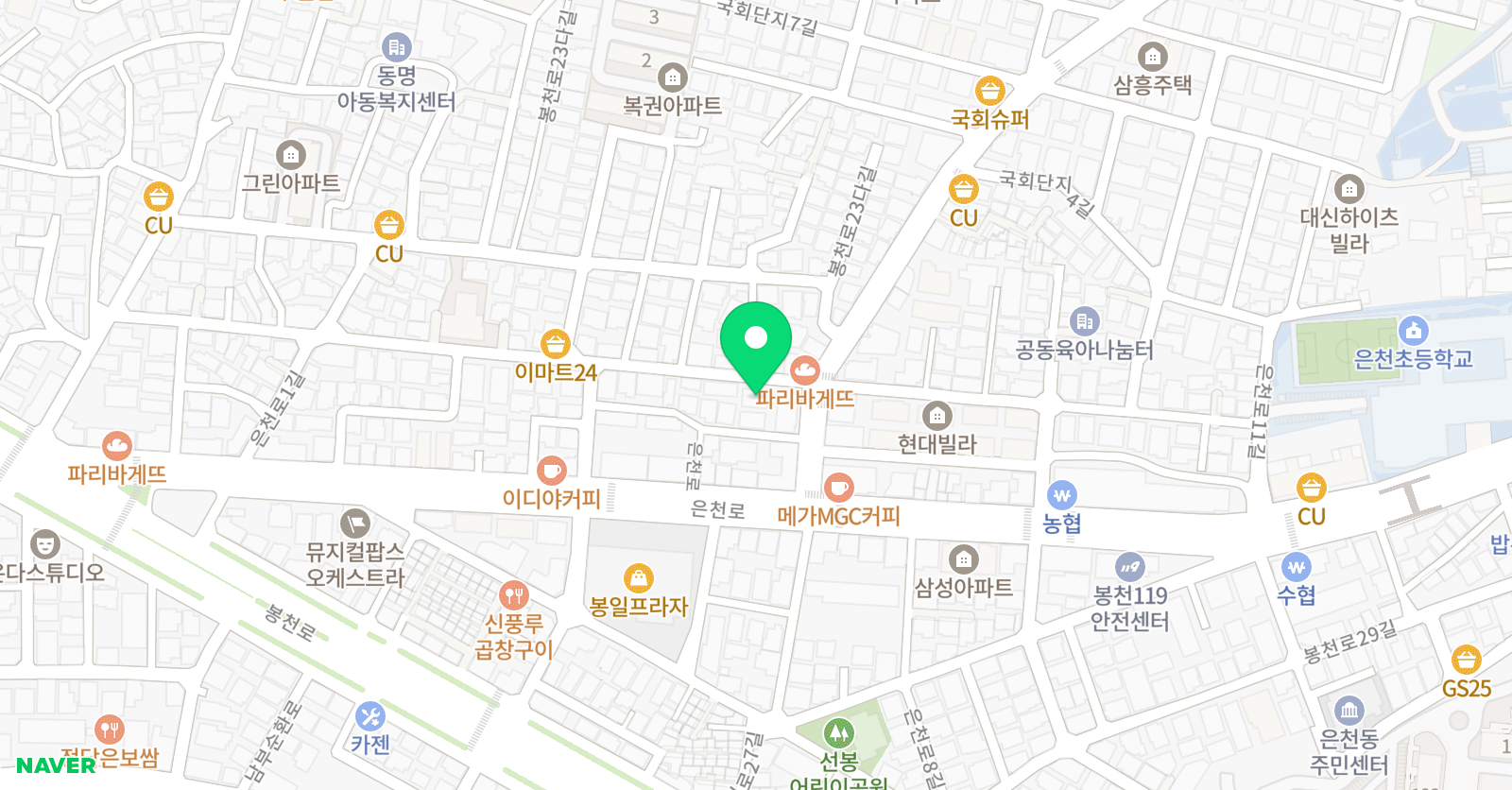 예지 음악학원 위치