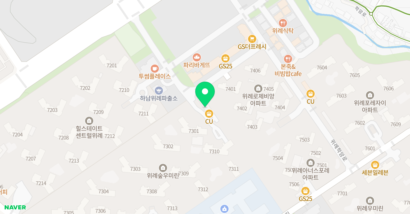 팀이글아이 태권도장 위치