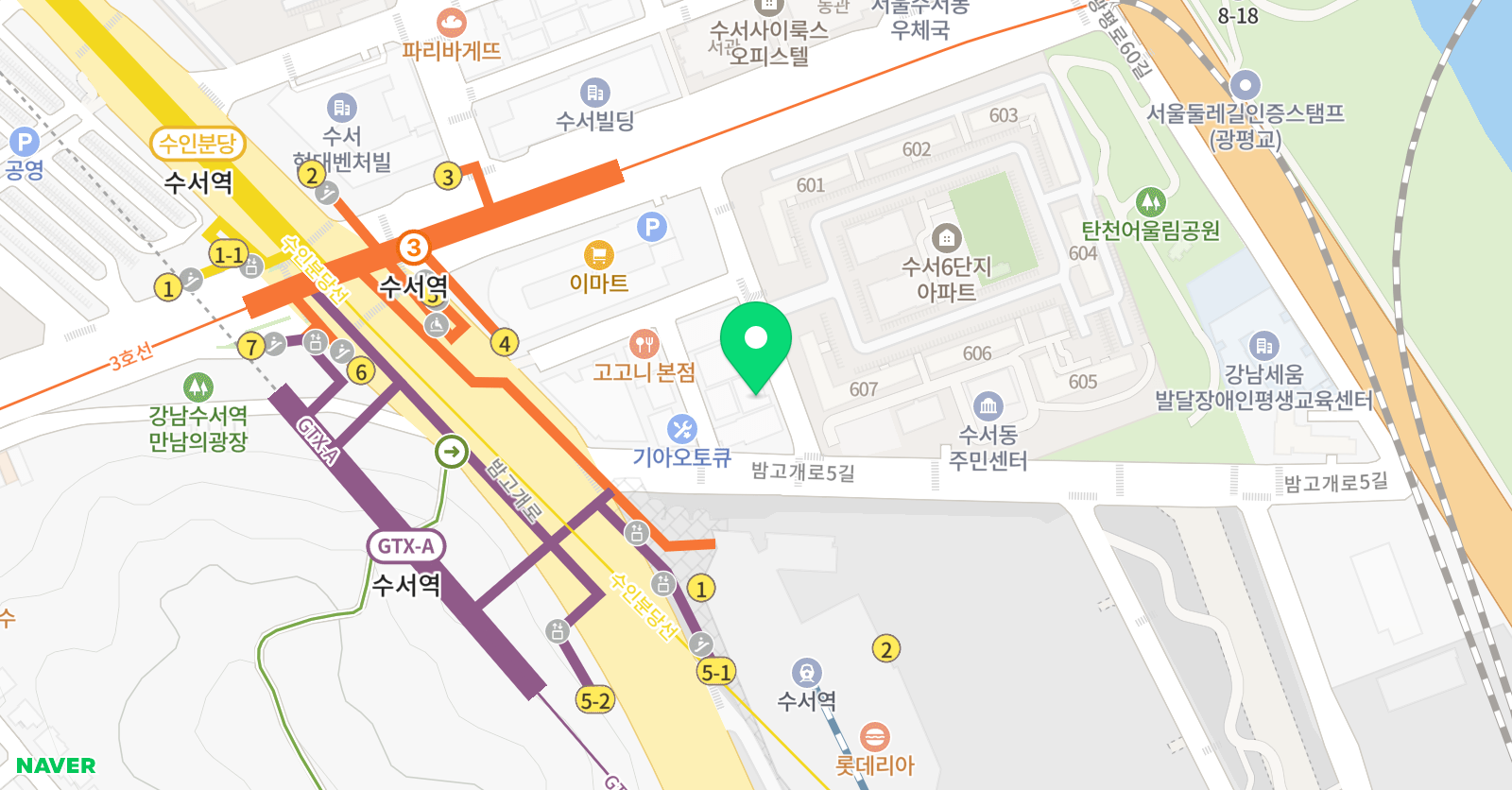 스타 복싱 수서점 위치
