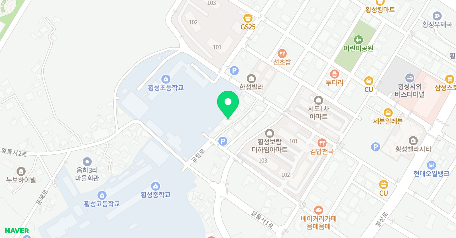 옥스포드 영수학원 위치