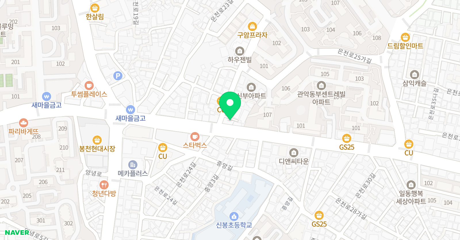 EBS스스로배움터 Tutor114 학원 위치