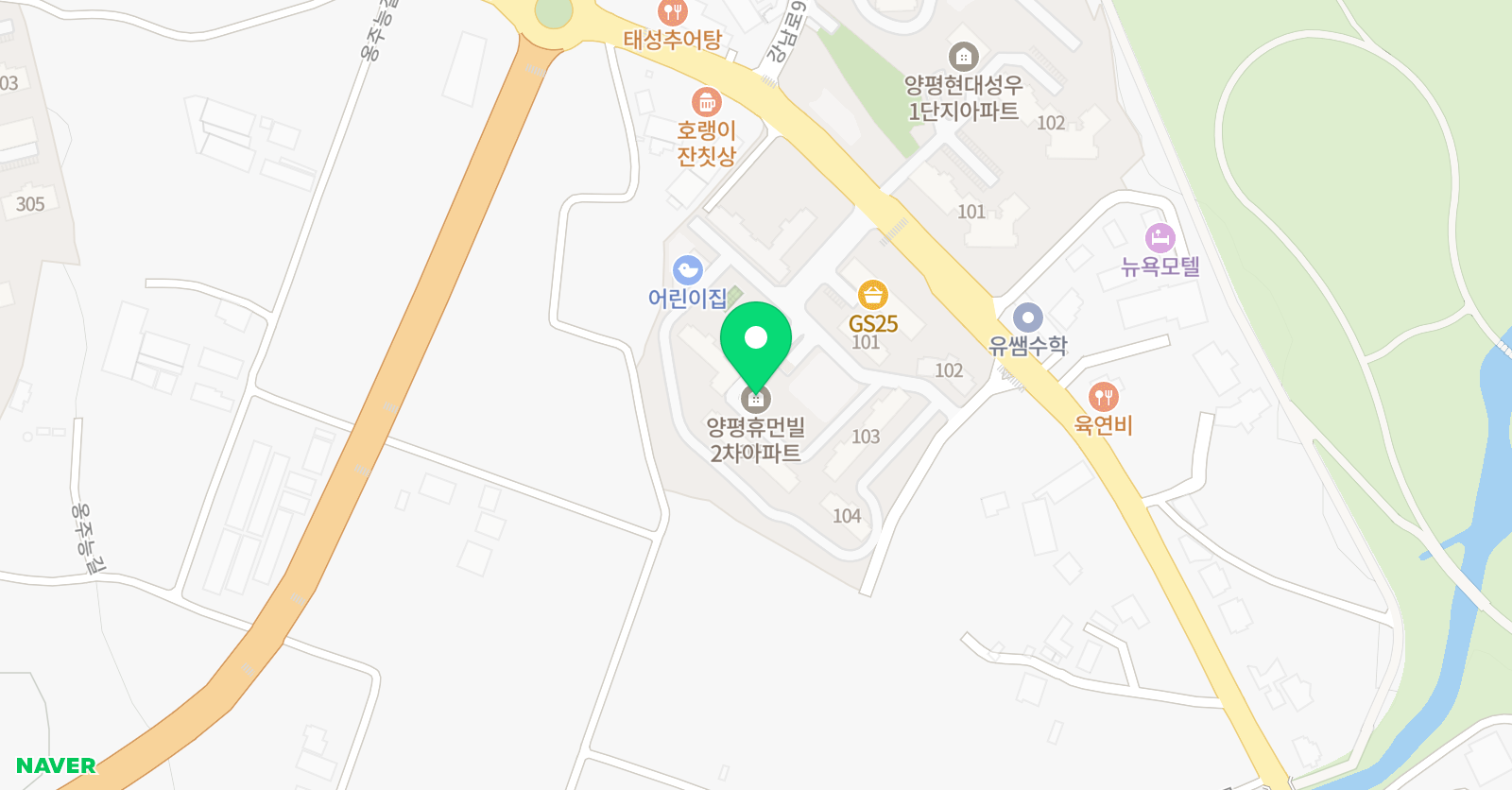 윤선생우리집앞 영어교실 양평동초공부방 위치
