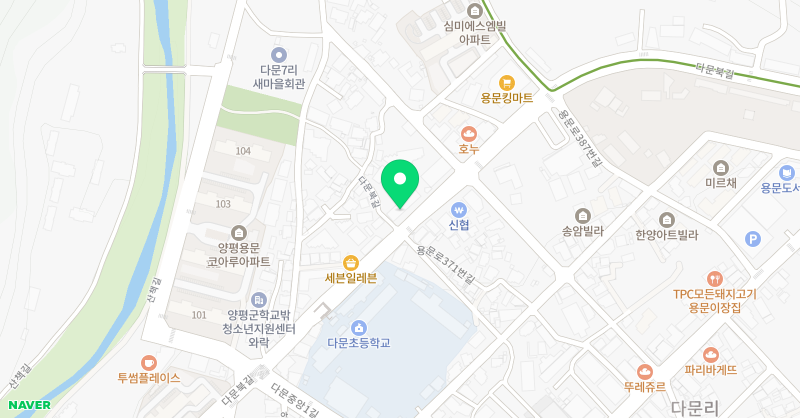 드림원 보습학원 위치