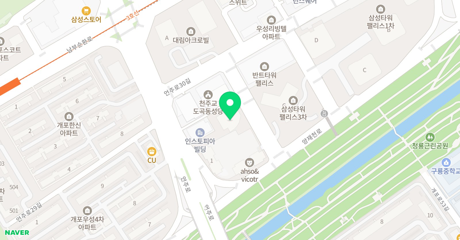 에이프릴 어학원 강남대치캠퍼스 위치