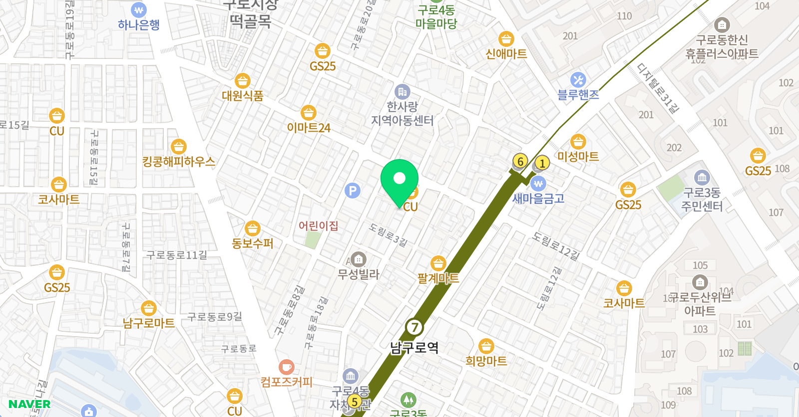 엘뮤직 피아노교습소 위치