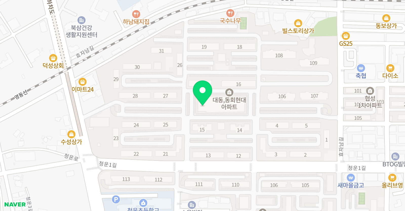 국가대표S 태권도 위치