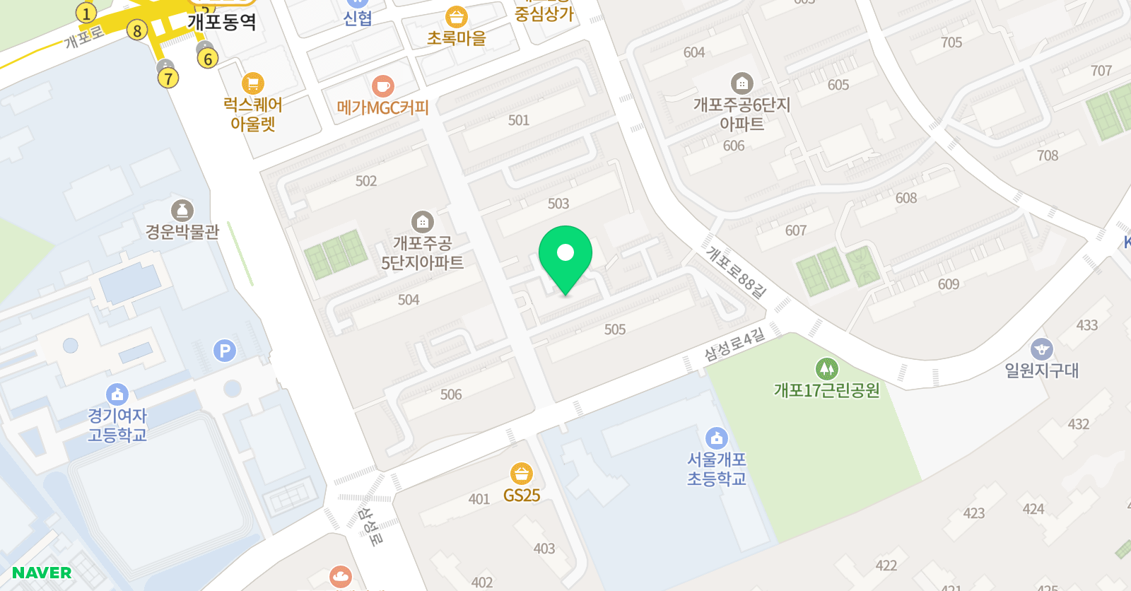 김윤진 피아노스튜디오 위치