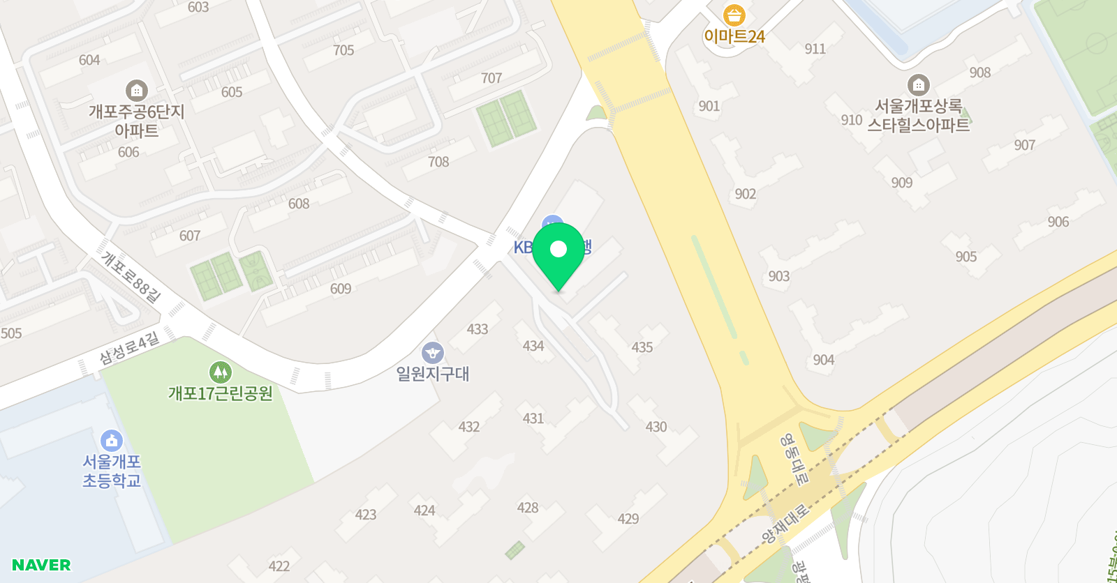 임지영 발레학원 2호점 위치