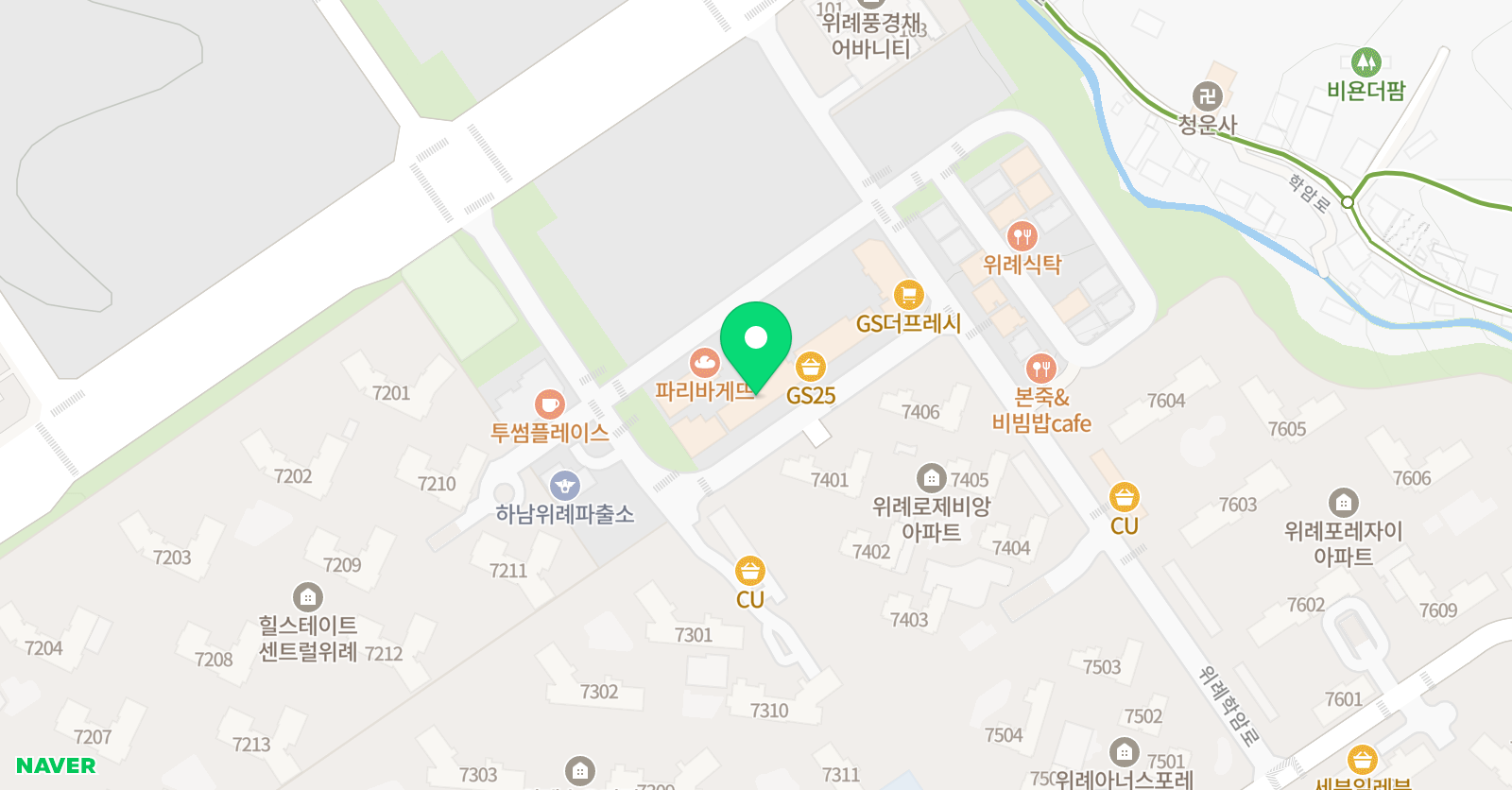 미래엔수학 위례리더학원 위치