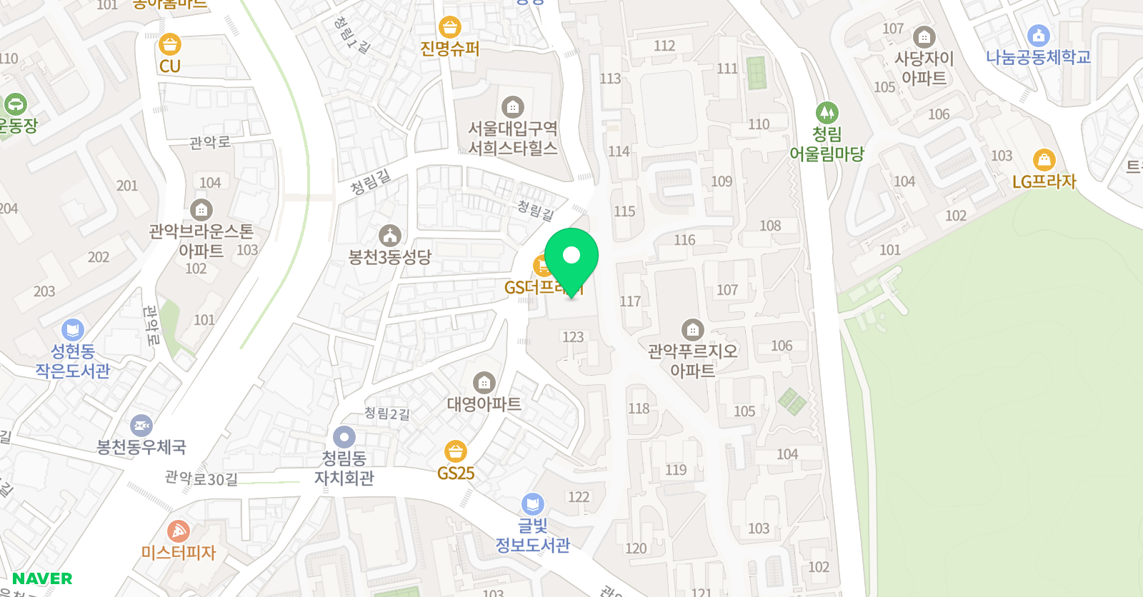 경희대대우 태권도 위치