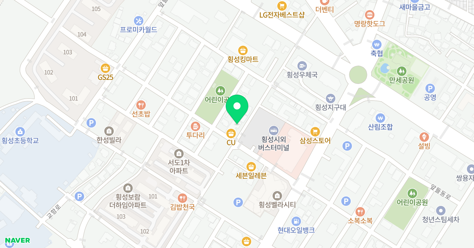 다올 태권도장 위치