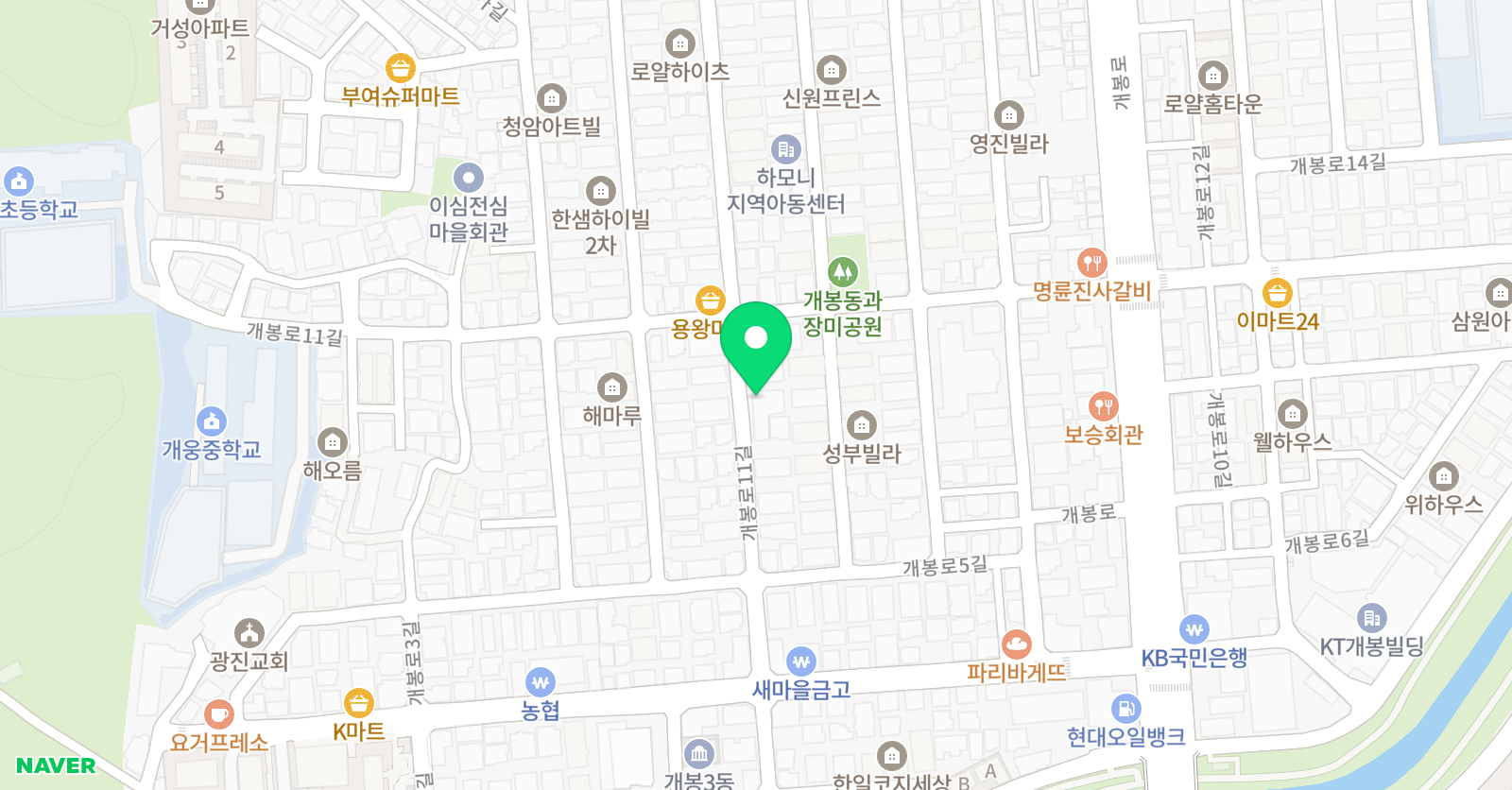 BTL 학원 위치