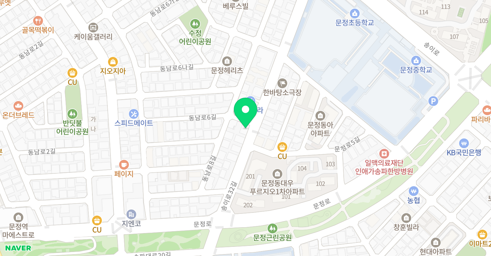 박철 영어어학학원 위치