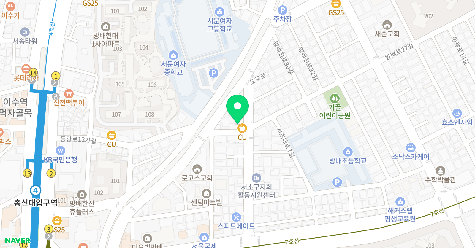 방배 바이올린 위치