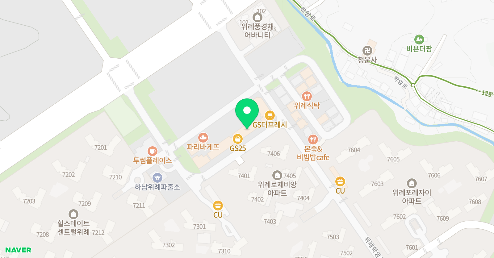 라곰 미술학원 위치