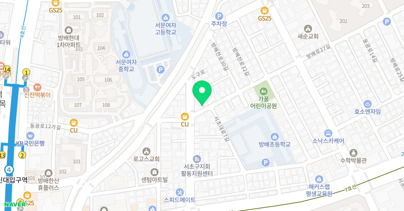 와이제이에뚜왈 발레학원 위치