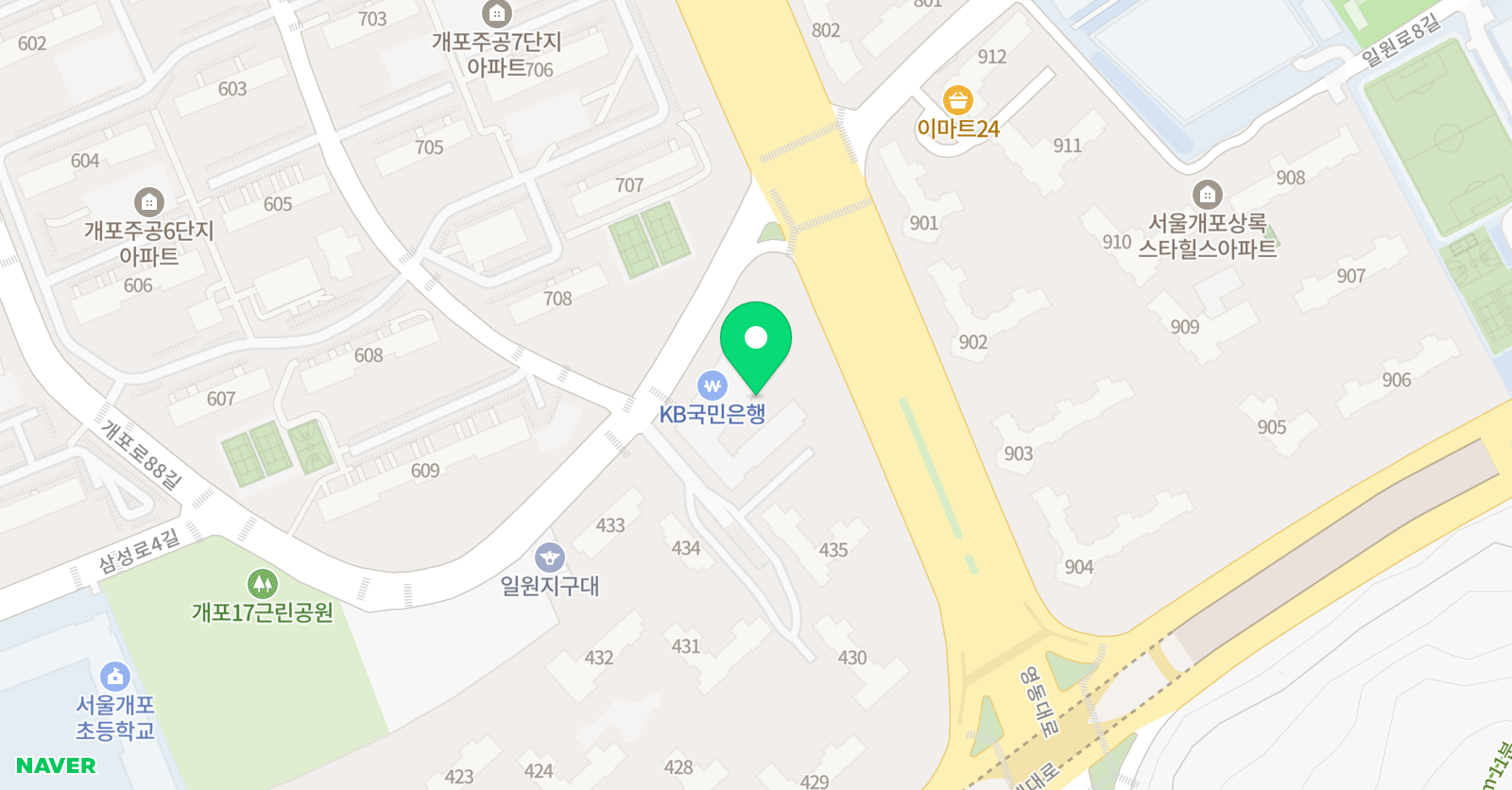 선물 음악학원 위치