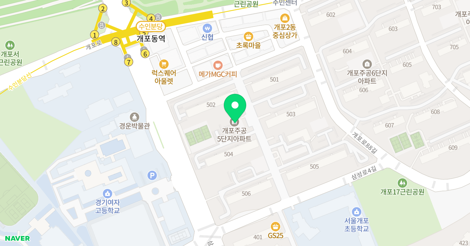 생각에너지 논술교습소 위치