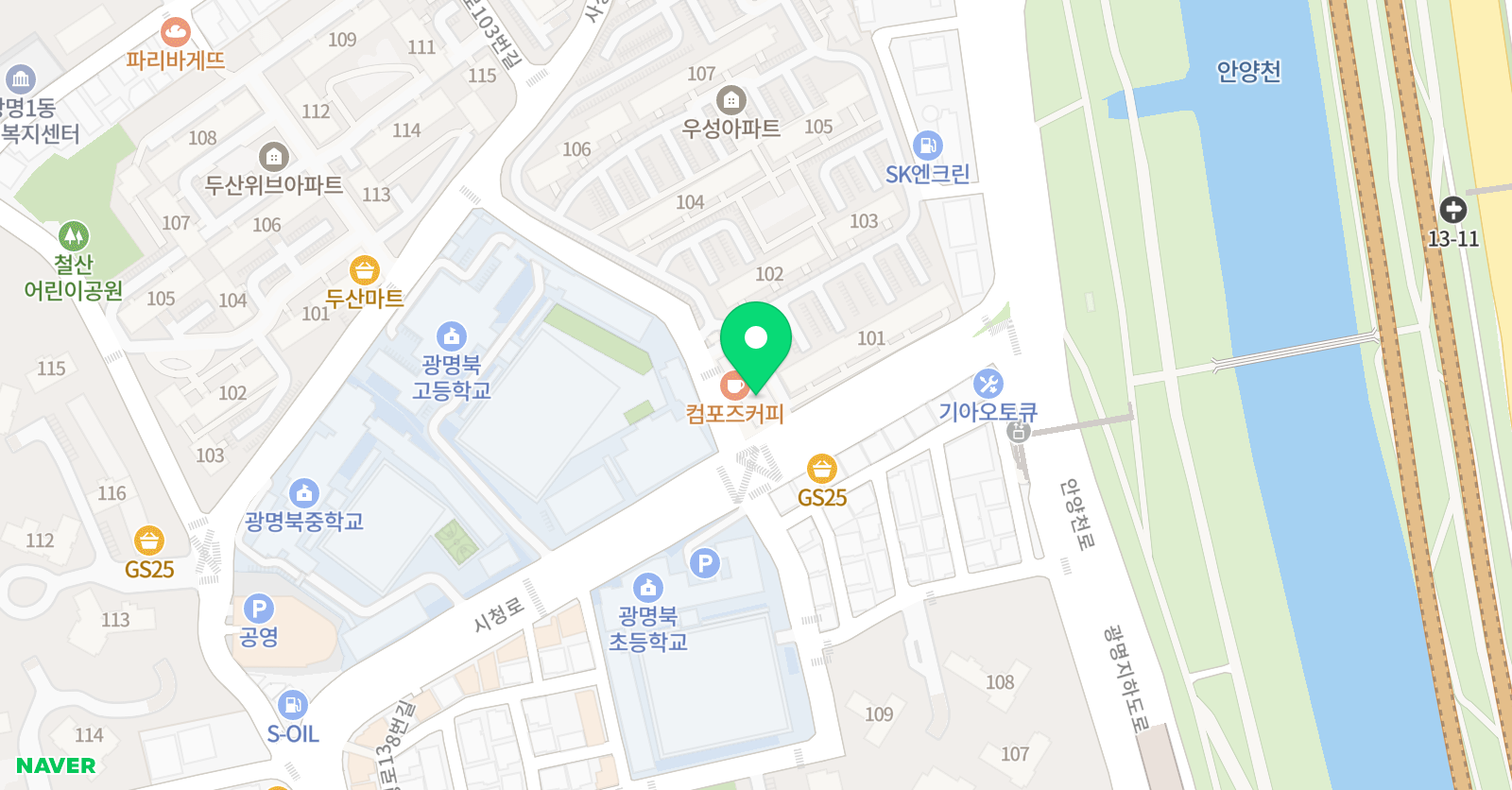 우성 수학 위치