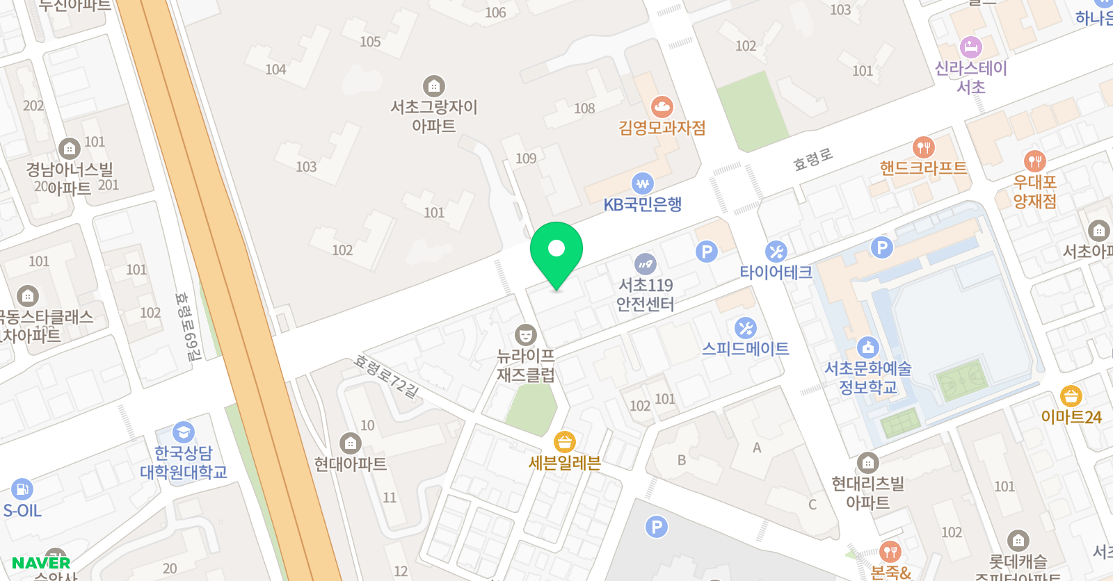 미래엔 수학 서초그랑자이교실 위치
