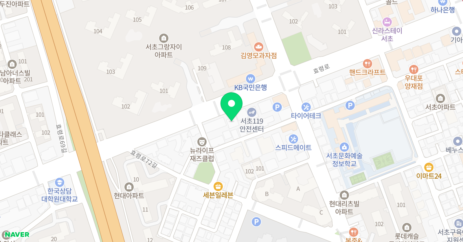 한우리 독서토론논술 서초2동교습소 위치