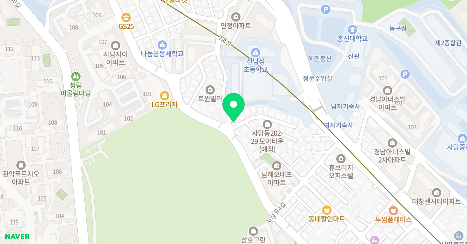 아이뮤즈 음악교습소 위치