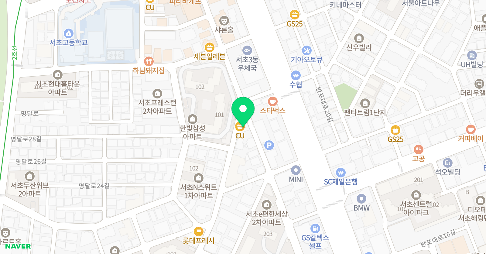 류성희 수학학원 위치