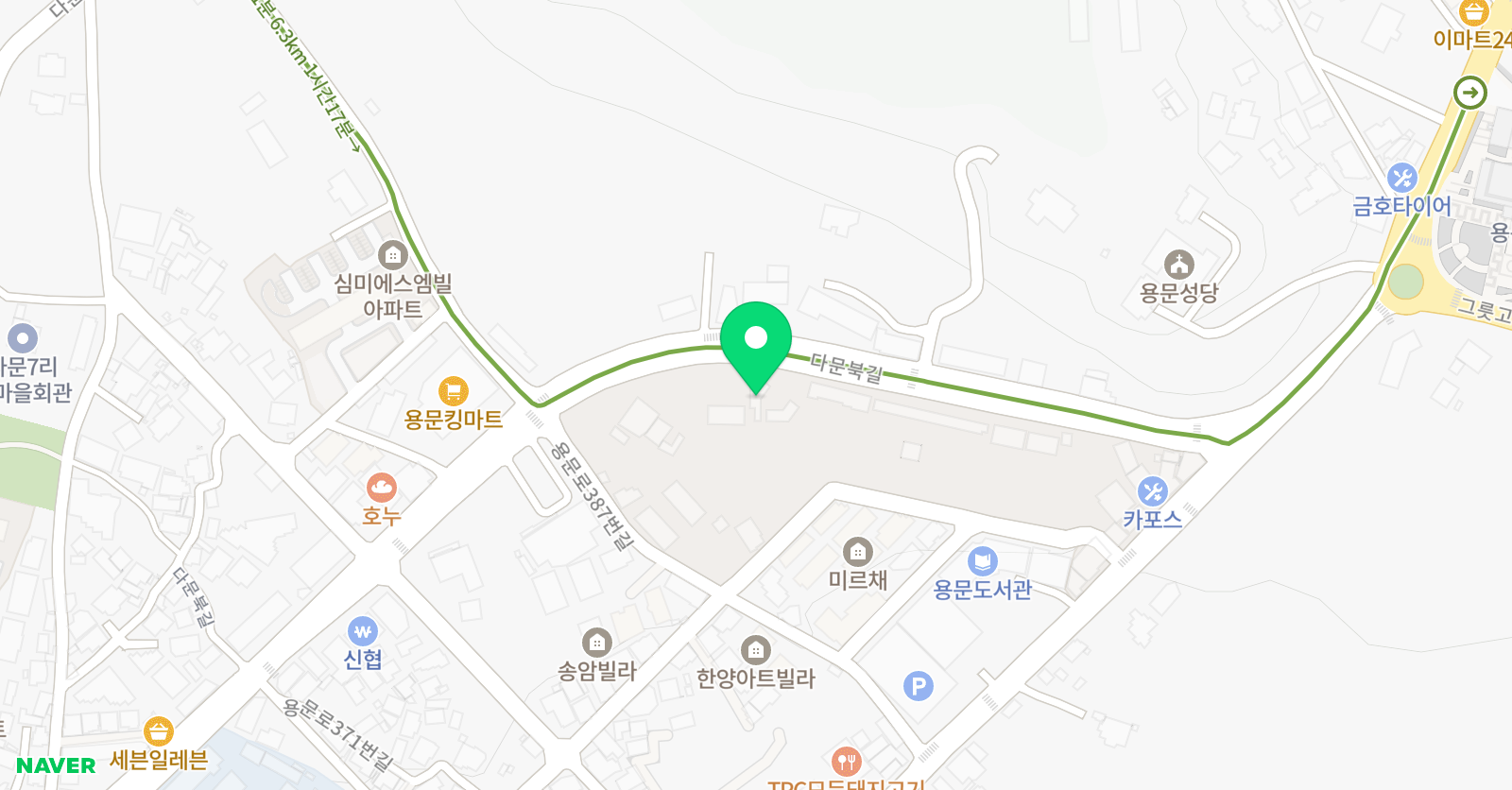 아리아리 창작 미술교습소 위치