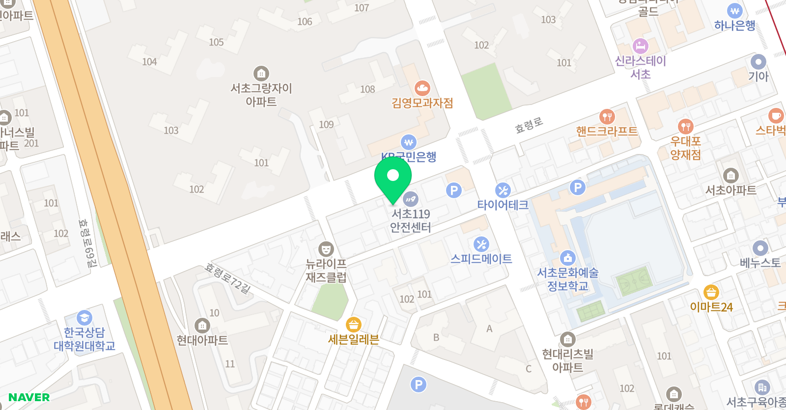 생각하는황소 서초4관 위치