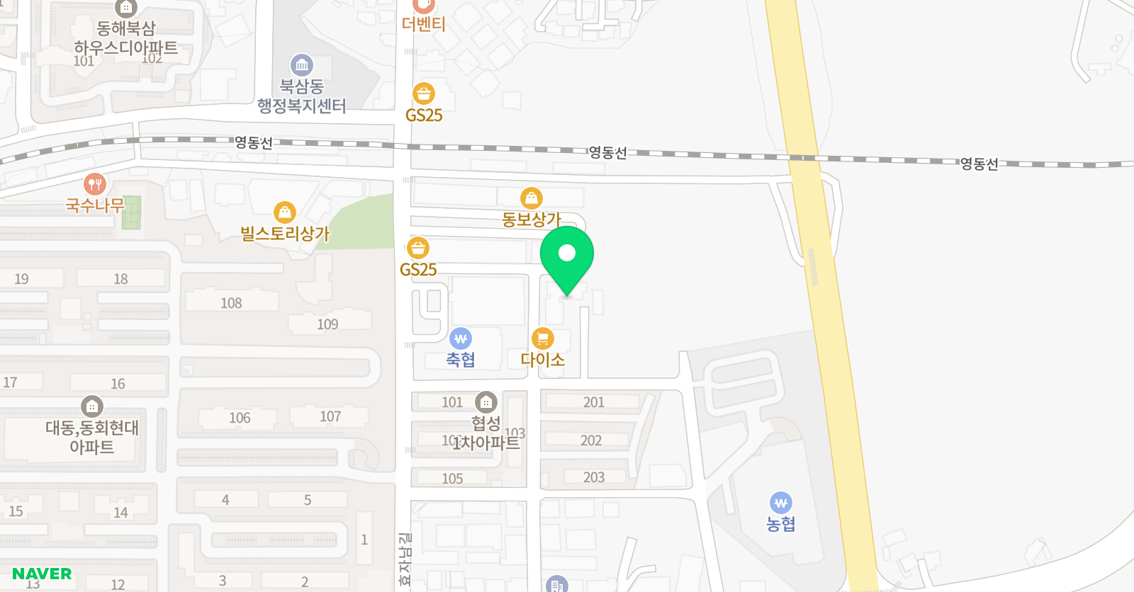꿈그린 창의미술학원 위치