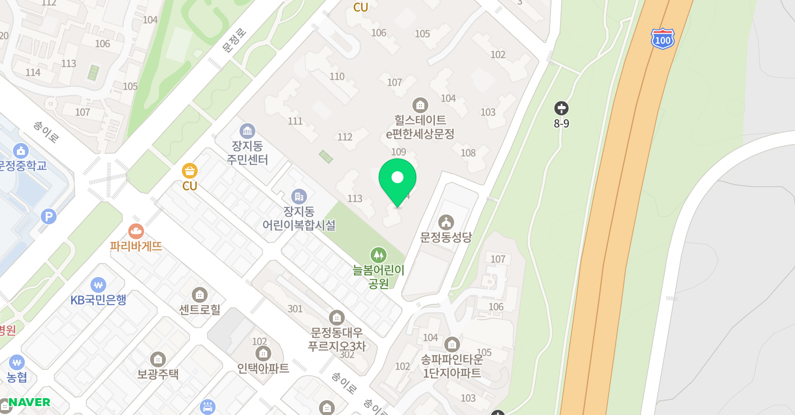 아소비 송파문정힐스테이트점 위치