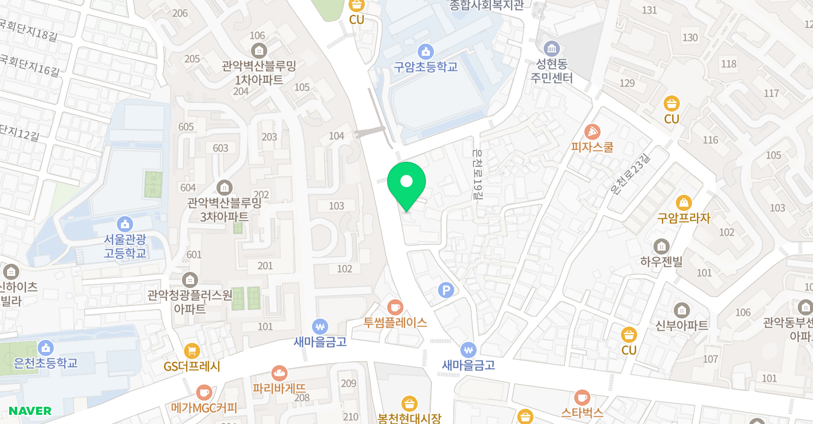 봉천 태양 복싱 위치