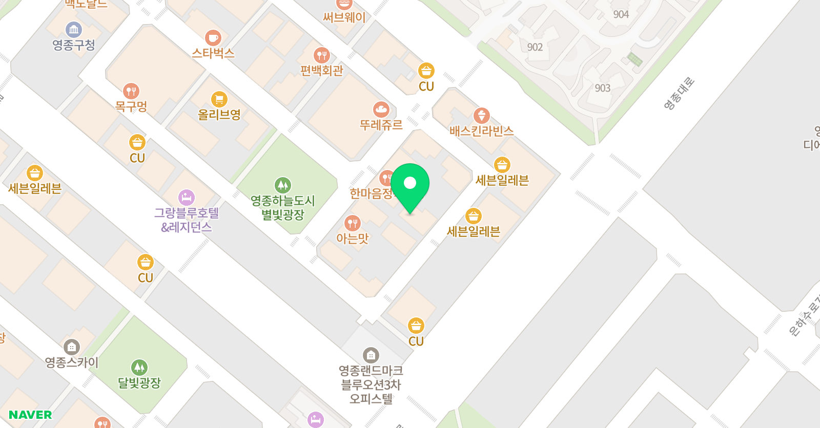 비봉 학원 위치