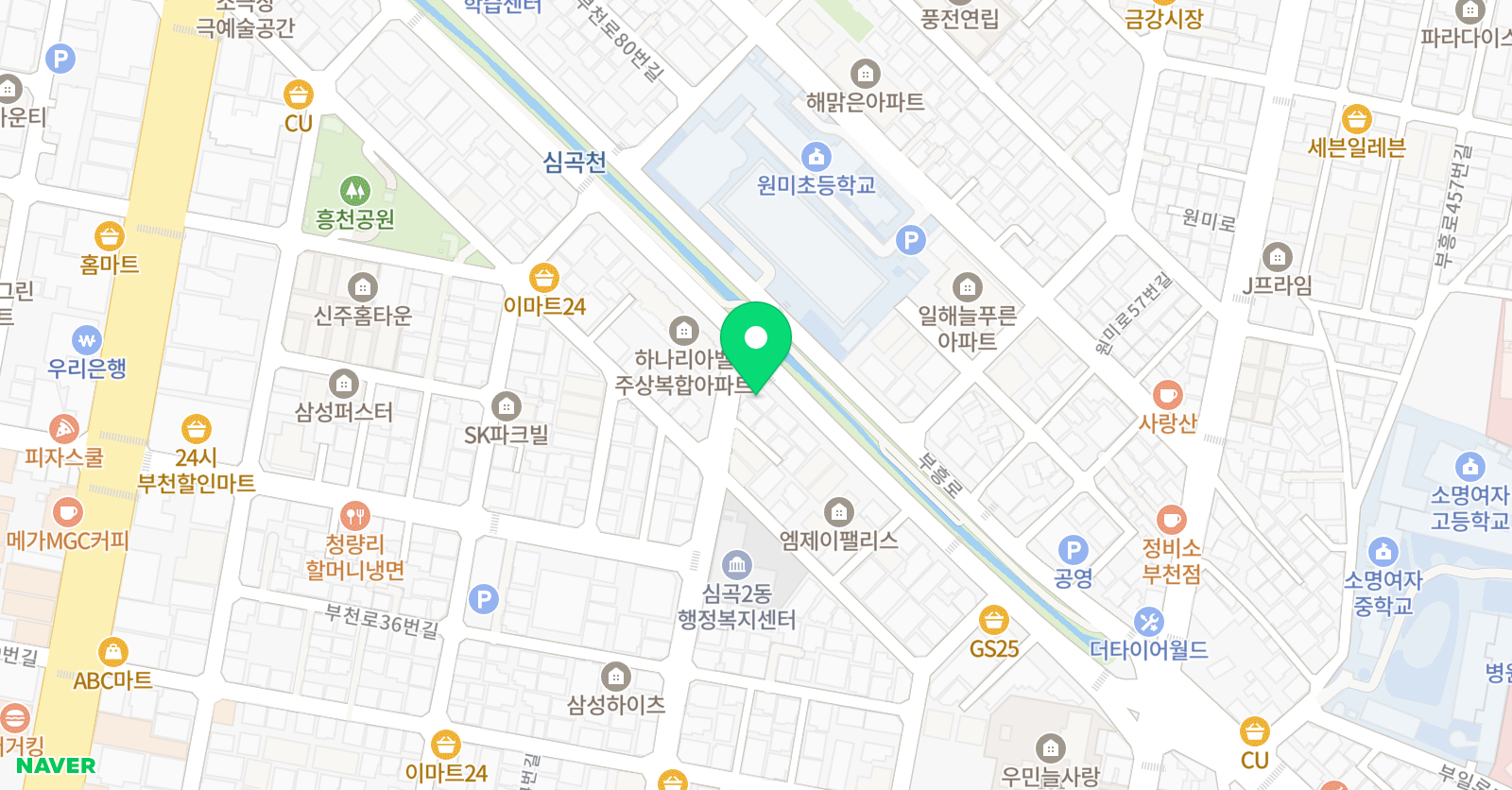 3030 영어윤킴보습학원 위치