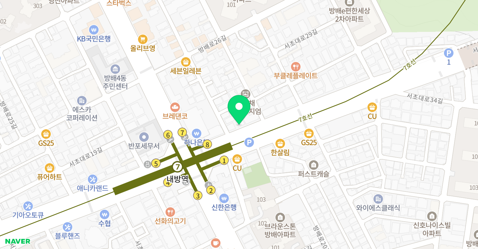 CWS 베이스볼아카데미 위치