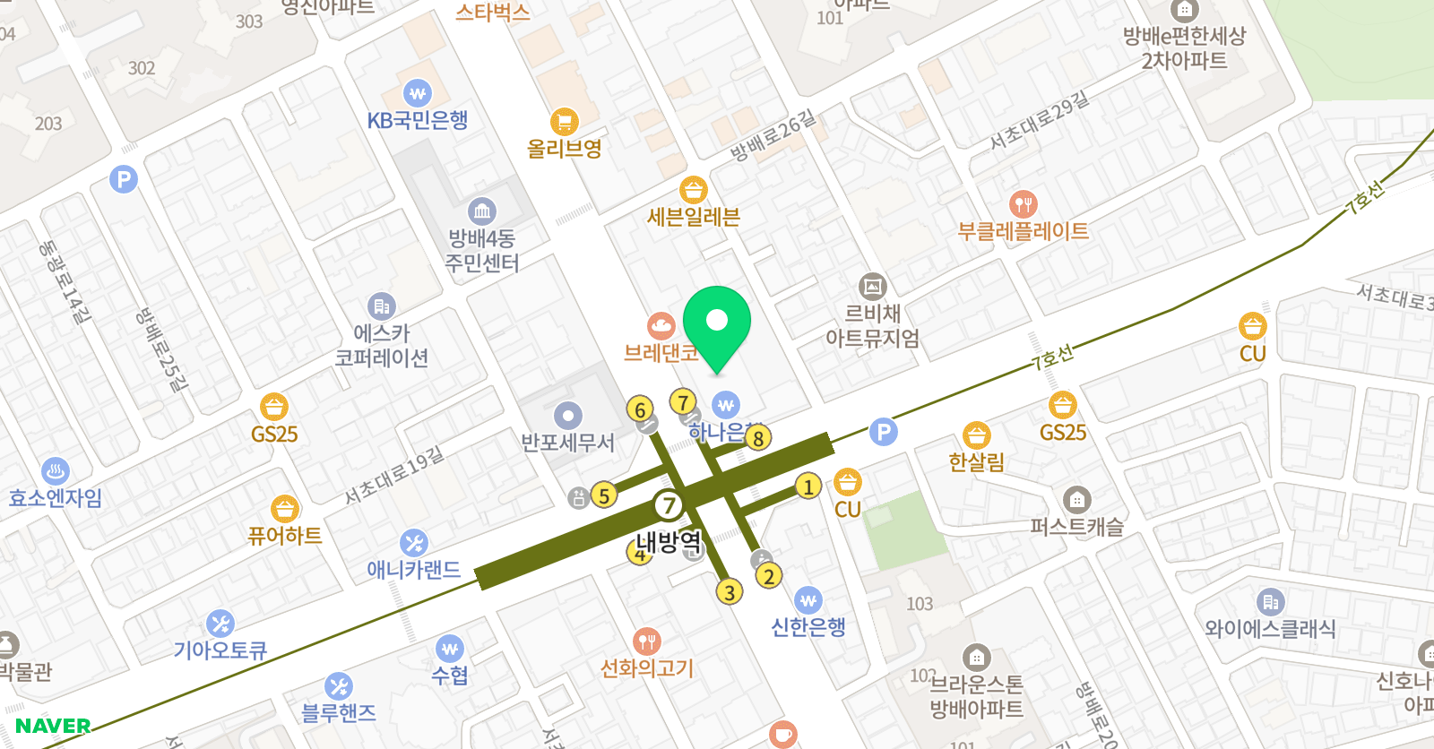 경희키즈풀 서초점 위치