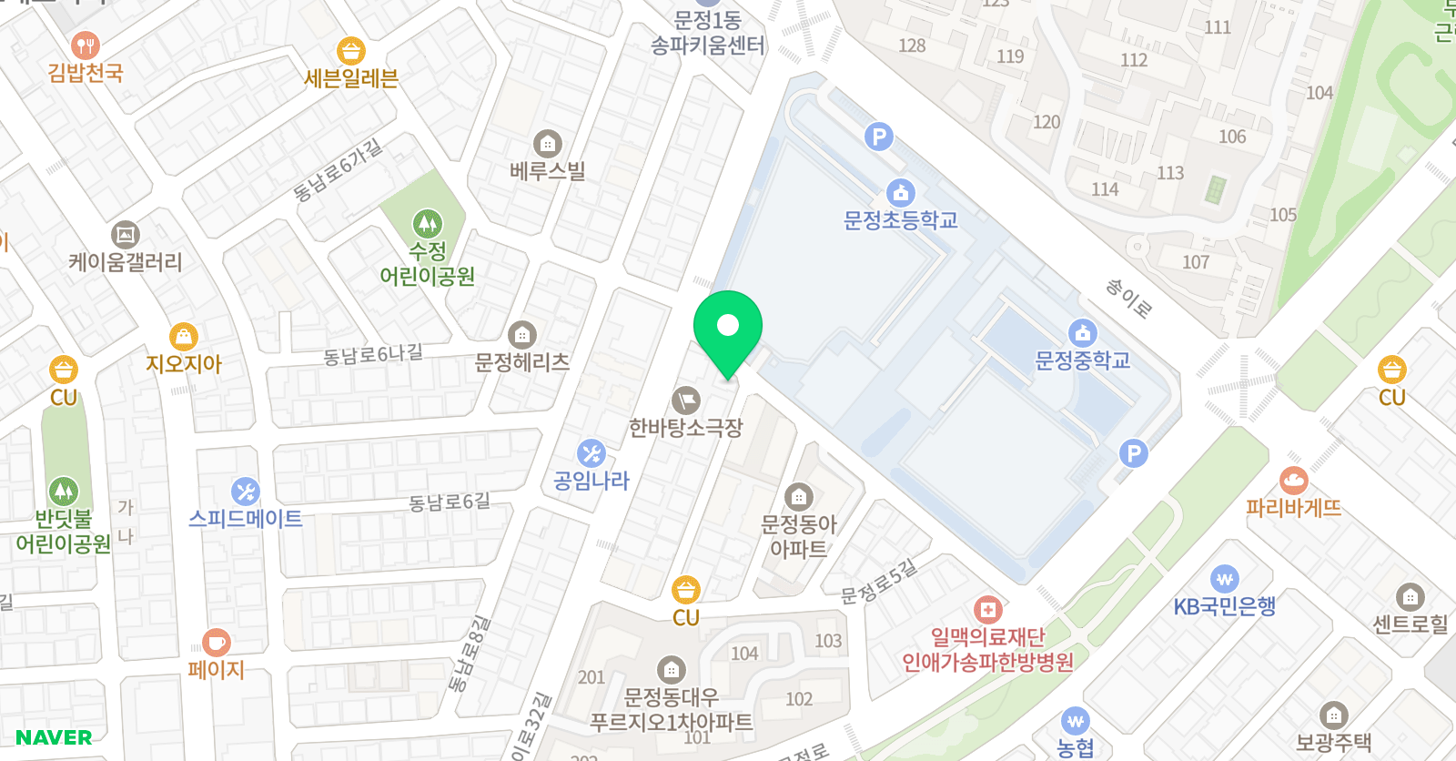 이랑 미술 위치