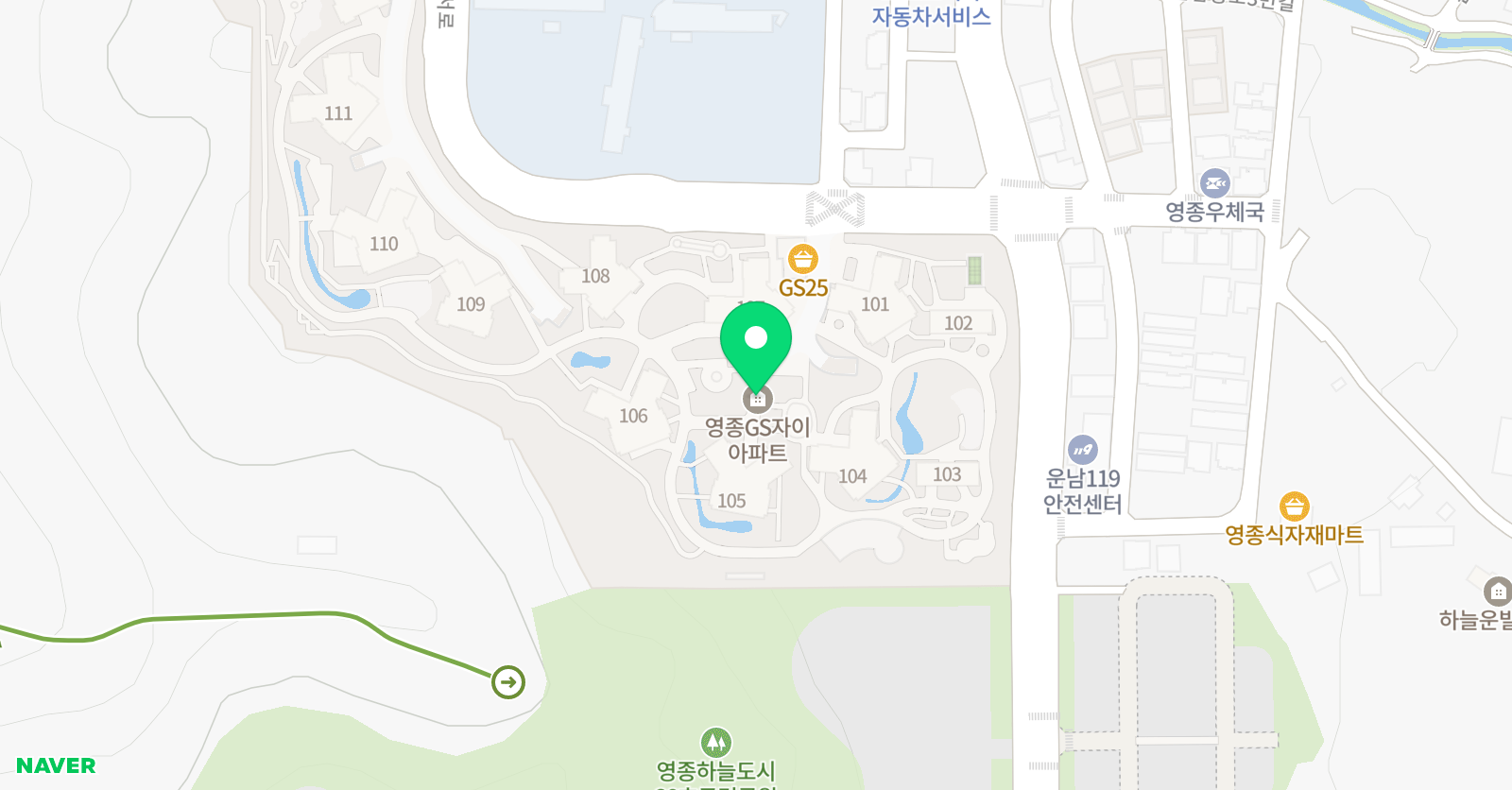 한우리독서토론논술 영종자이점 위치