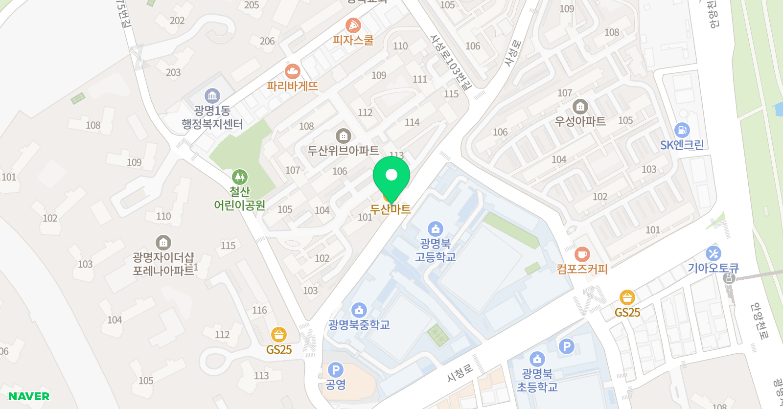 예본 음악학원 위치