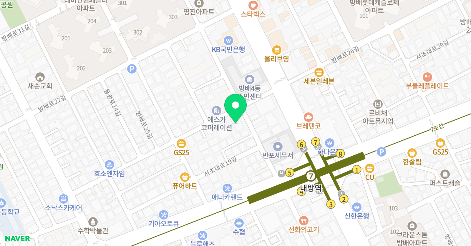 아이맘 어린이수영장 서초본점 위치