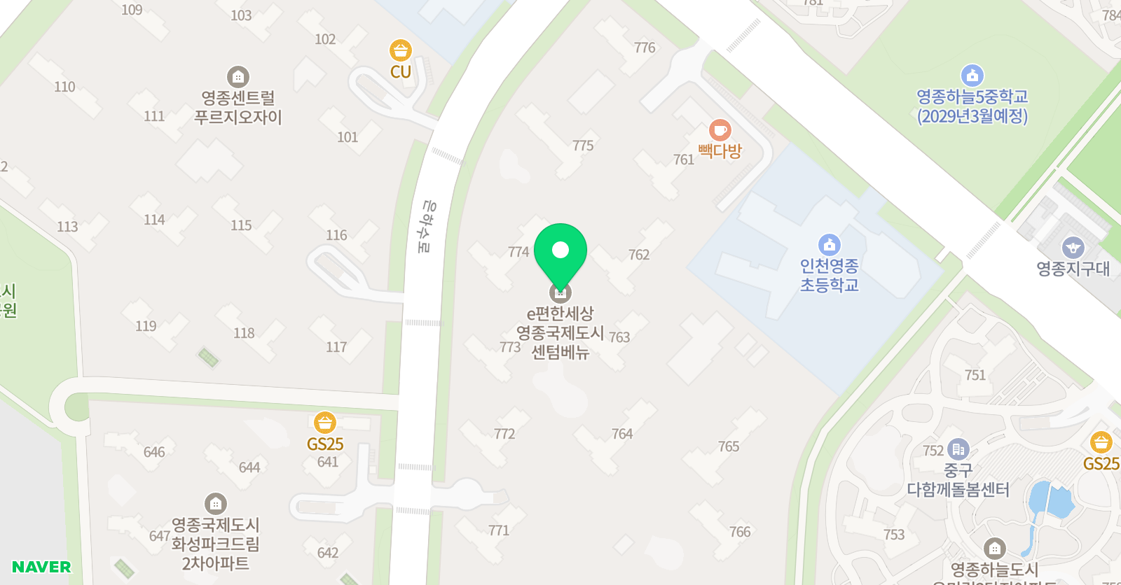 몬스터매스 영종별빛초교육원 위치