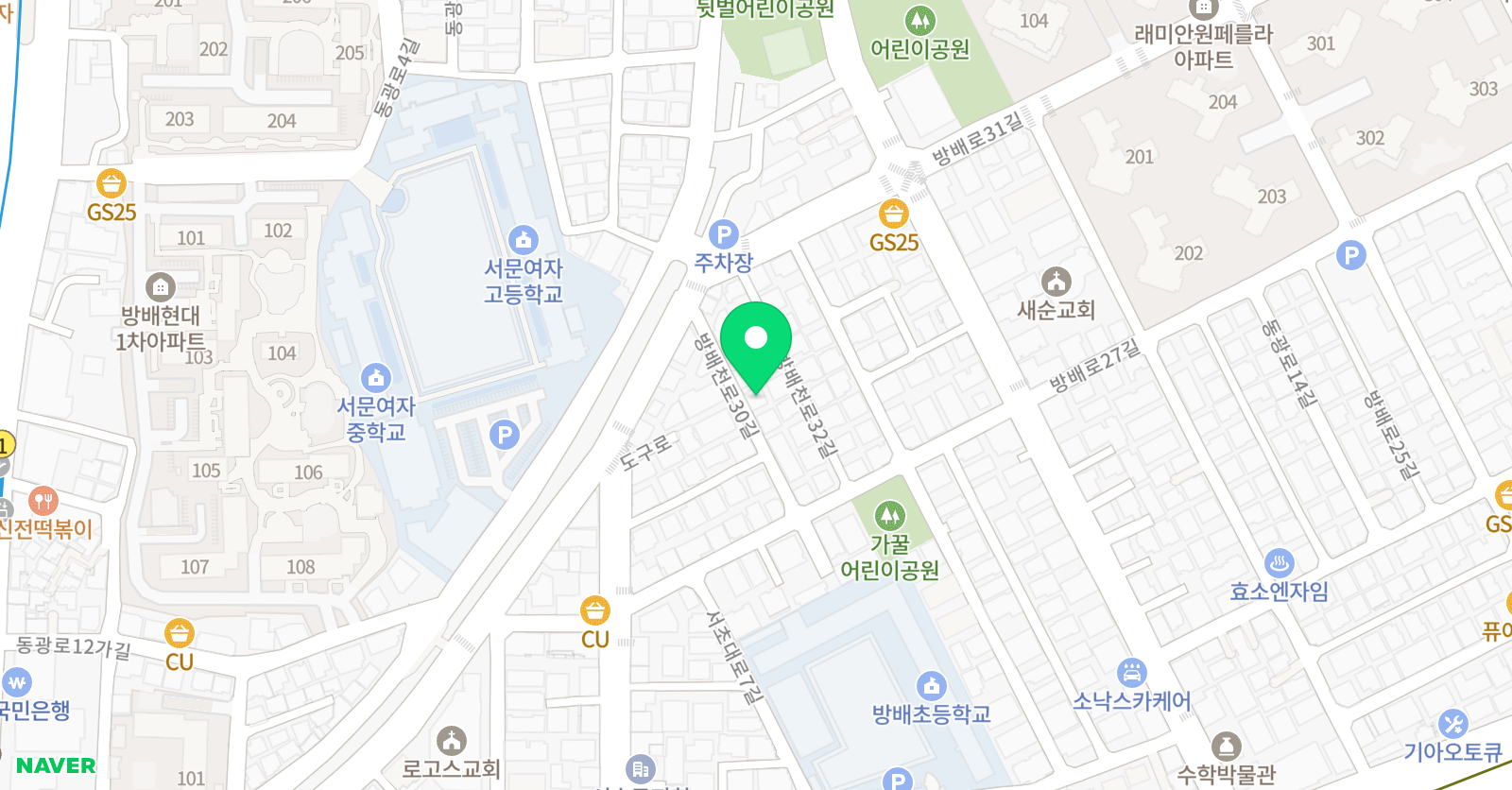스프라우트매쓰 방배 위치