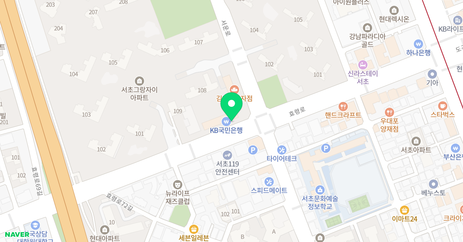 서초 사고력수학교습소 위치
