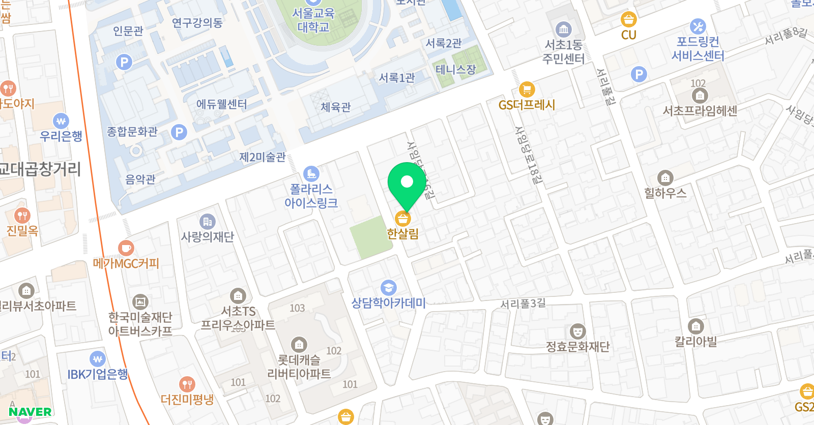키드짐스포츠클럽 위치