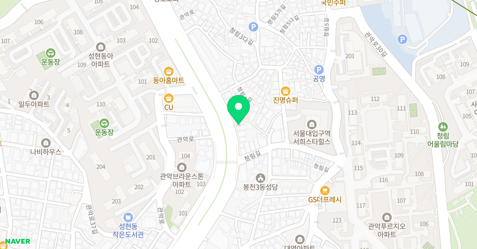 원웨이 음악교습소 위치