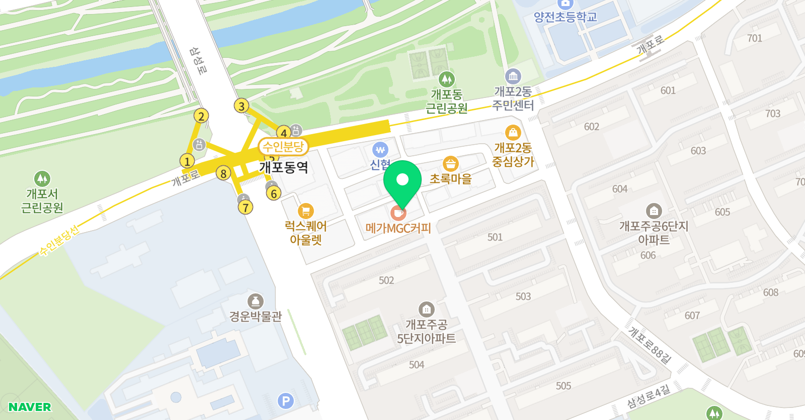 아트봄 미술 위치