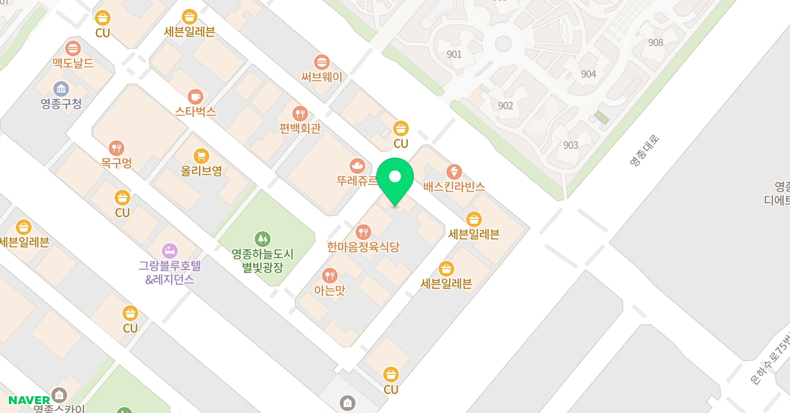 케이앤비 발레학원 위치